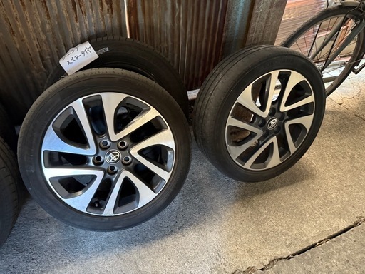 シエンタ NHP170 純正アルミホイール＋タイヤ＋ナット