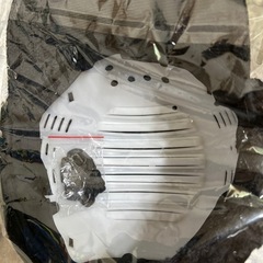帽子型 55cm ヘルメット もこもこ あご紐つきの画像