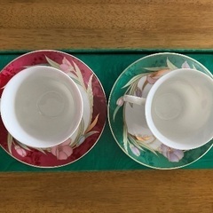 桂由美 カップ&ソーサー 2客セットの画像