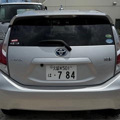 アクア　車検付き　29年の画像