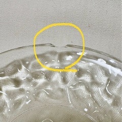 ガラスのお皿６枚の画像