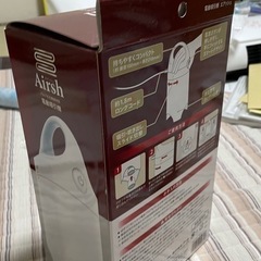 布団、衣類、電動空気圧縮機の画像