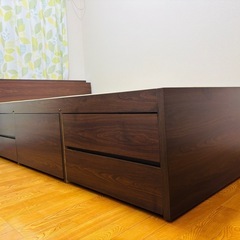 セミダブルベッドプレム((充電機能付き)