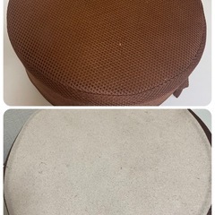 座れるフロアクッション  直径約30cm 丸形クッションの画像