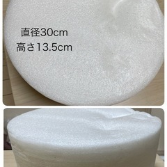 座れるフロアクッション  直径約30cm 丸形クッションの画像