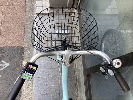 オープニング 大放出セール 電動自転車 №3326 ブリヂストン アシスタユニ 20インチ スカイ 自転車本体