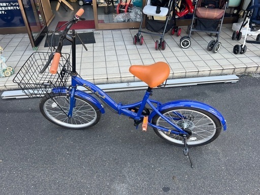 折りたたみ自転車 南12条店 【美品】20インチ 折り畳み自転車 ライト 