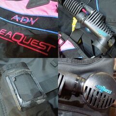 SEAQUEST SPECTRUM 4 ADV BCジャケット Sサイズ SUUNTO ウエストベルト セット スキューバ用品 札幌市 新道東店の画像
