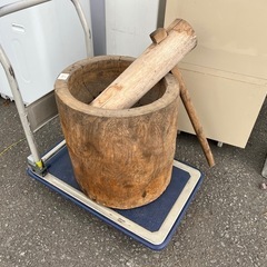 臼と杵 郷土資料館を個人的にされていた方よりお譲り頂いたお品物 ...