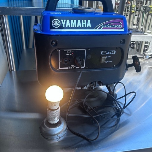 6112【程度良好】ヤマハ発電機 EF7H 50Hz 東日本向け