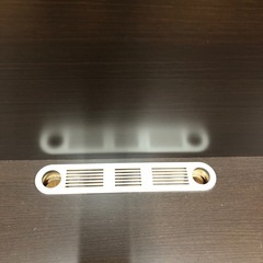 テレビボード　ハイタイプ　扉付き　ダークブラウン【取りに来れる方限定】の画像