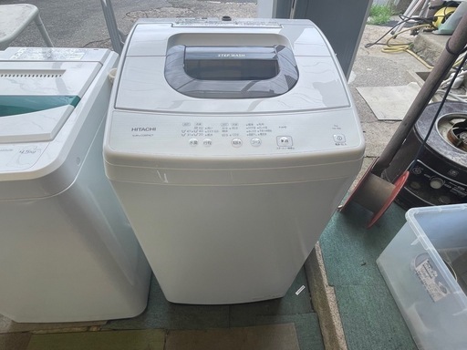 【リサイクルサービス八光】2025年製　日立　全自動洗濯機 5kg ピュアホワイト NW-50K-W