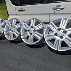 ダイハツ純正１４インチアルミホイール中古の画像