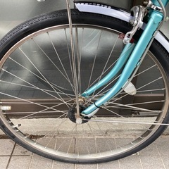 電動自転車 № 3453 ブリヂストン アシスタ 26インチ ブルーの画像