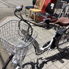 🚲21テクノロジー🚲24インチ電動アシスト自転車/白🚲LEDオー...