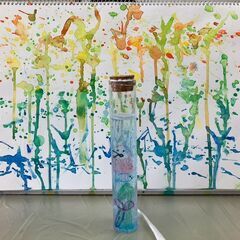 【アトリエべる さいたま新都心教室】🌟貼って、貼って…工夫し放題のアートに挑戦‼️(≧∀≦)の画像