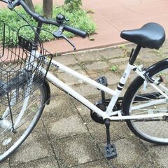 【豊中市東豊中町で引き渡し限定】　自転車　27インチ　6段変速付...