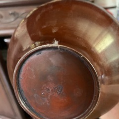 (1.3キロ)銅製花瓶の画像