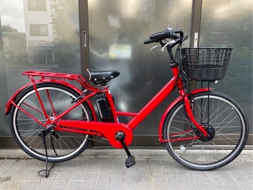 【正規販売店】 電動自転車 №4463 26インチ ステップクルーズ ブリヂストン 自転車本体