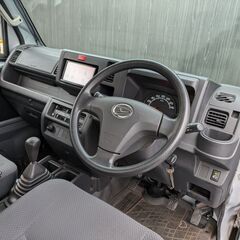 ★大型キャビン！低走行3.5万㌔！車検Ｒ9年1月！H26年！ハイゼットトラック【ジャンボ】5MT！社外ナビ！Bluetooth！フルセグ！キーレス★の画像