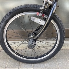 電動自転車 6091 パナソニック オフタイム 18/20㌅ ホワイト/ブラック　折りたたみの画像