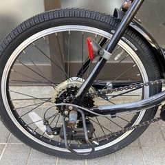 電動自転車 6091 パナソニック オフタイム 18/20㌅ ホワイト/ブラック　折りたたみの画像
