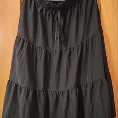 XL 段つきがかわいいロングスカート