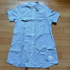ストライプロングシャツ　Lサイズ