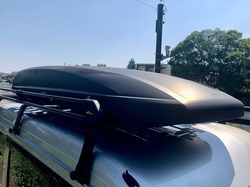 傷ありの為、大特価！両開き！大容量360L！INNOルーフボックス！
