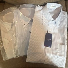 新品　メンズ半袖ワイシャツ3枚セット