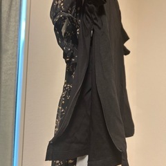 (未使用)授乳服　トップス黒の画像