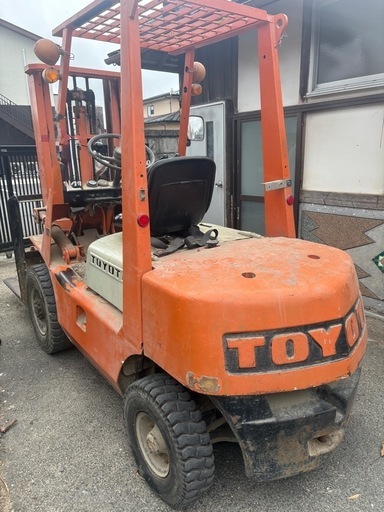 決まりました。TOYOTA フォークリフト　2.5t ガソリン