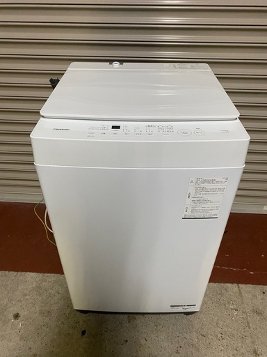 2023年製■ツインバード 5.5kg 全自動洗濯機「簡易乾燥」天面フラットトップ WM-ED55W 2024年製