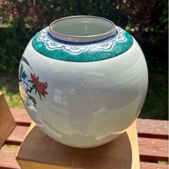 花瓶　九谷焼の画像