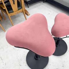 【美品‼️】定価30,910円♪ 宮武製作所 プロポーションスツール バランスチェア 2脚セット ハイ･ロー 昇降式 の画像