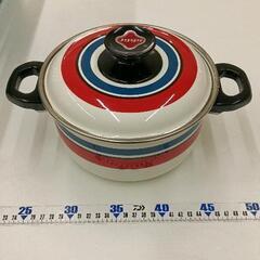 0617-105 ノリタケ　昭和レトロホーロー鍋