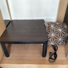 ☆超美品☆ NITORI 2点セット (こたつテーブル＋こたつ布...