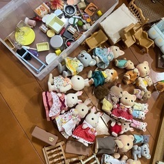 シルバニアファミリーまとめ売りの画像