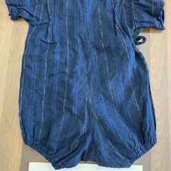 【中古】80㎝　5-STEP-KID’S　甚平ロンパースの画像