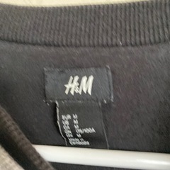 H&M グレー 半袖ショートスリーブ トレーナー ｍの画像