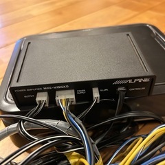 ALPINE SWE-1500 アルパイン パワードサブウーファーRCAケーブルの画像
