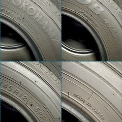 「27」軽トラ・箱バン用　中古タイヤ4本の画像