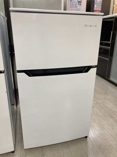 Hisense (ハイセンス) 2024年製 87L 2ドア 冷凍冷蔵庫 HR-K91HB