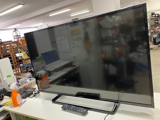 O2506-432 Panasonic 液晶カラーテレビ TH-43D300 43インチ 2016年製 地上波のみ動作確認済み リモコ