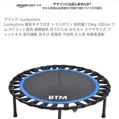 Luckystore トランポリン 耐荷重110kg 102cm ※値下げ可
の画像