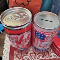小物入れ 貯金箱 缶 ミルキー缶3つセット 