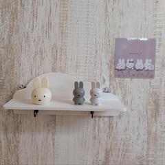 ミッフィーちゃん付き　もくもく雲型　棚2つ