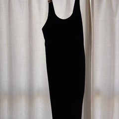 美品✨ジャンパースカート、ワンピース、黒