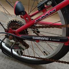 折り畳み自転車SHIMANO 6段の画像