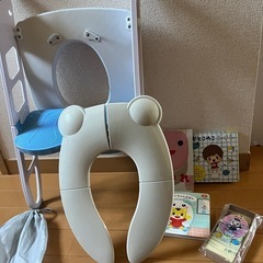 補助便座　踏み台　トイトレグッズ　トイレ絵本　しまじろう